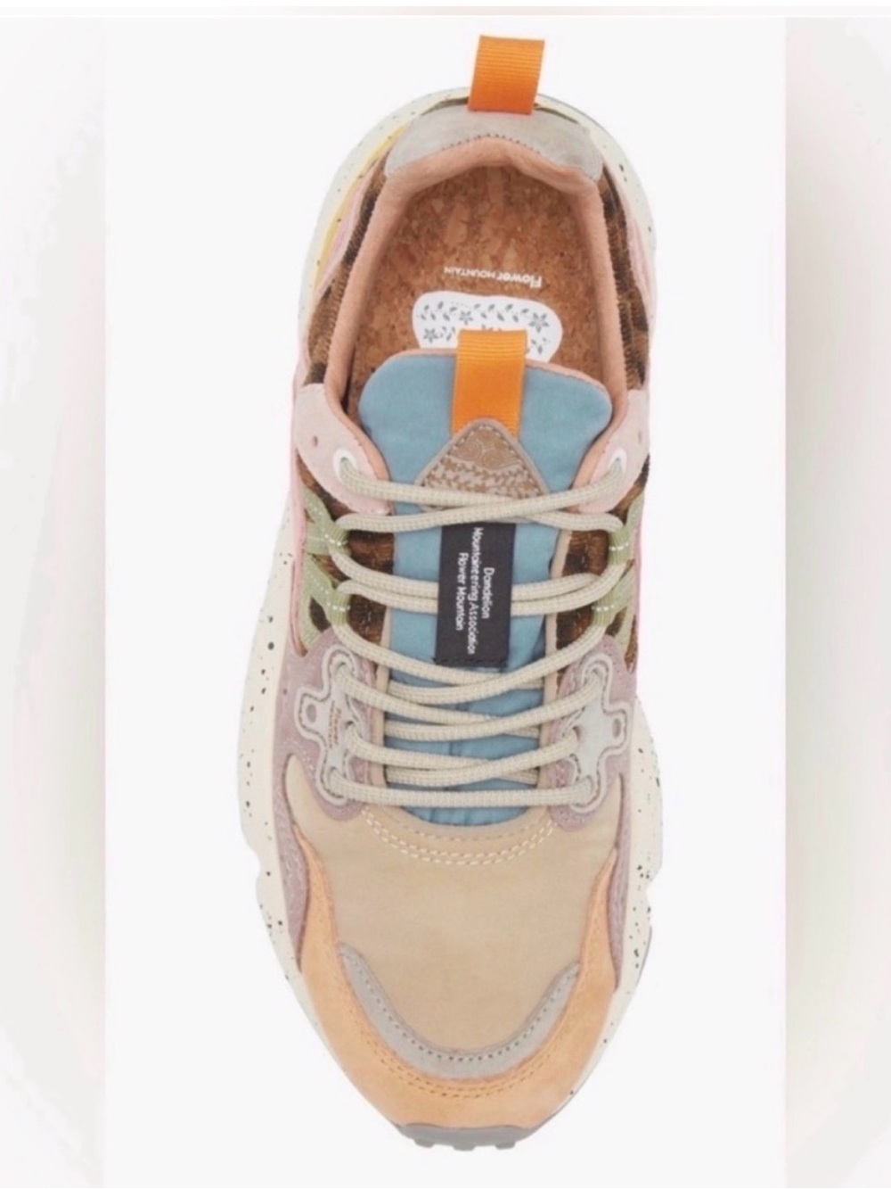 NWT Flower Mountain Yamano 3 Sneaker in Leopard- Light Mustard - Grey - Cipria - Picture 6 of 16